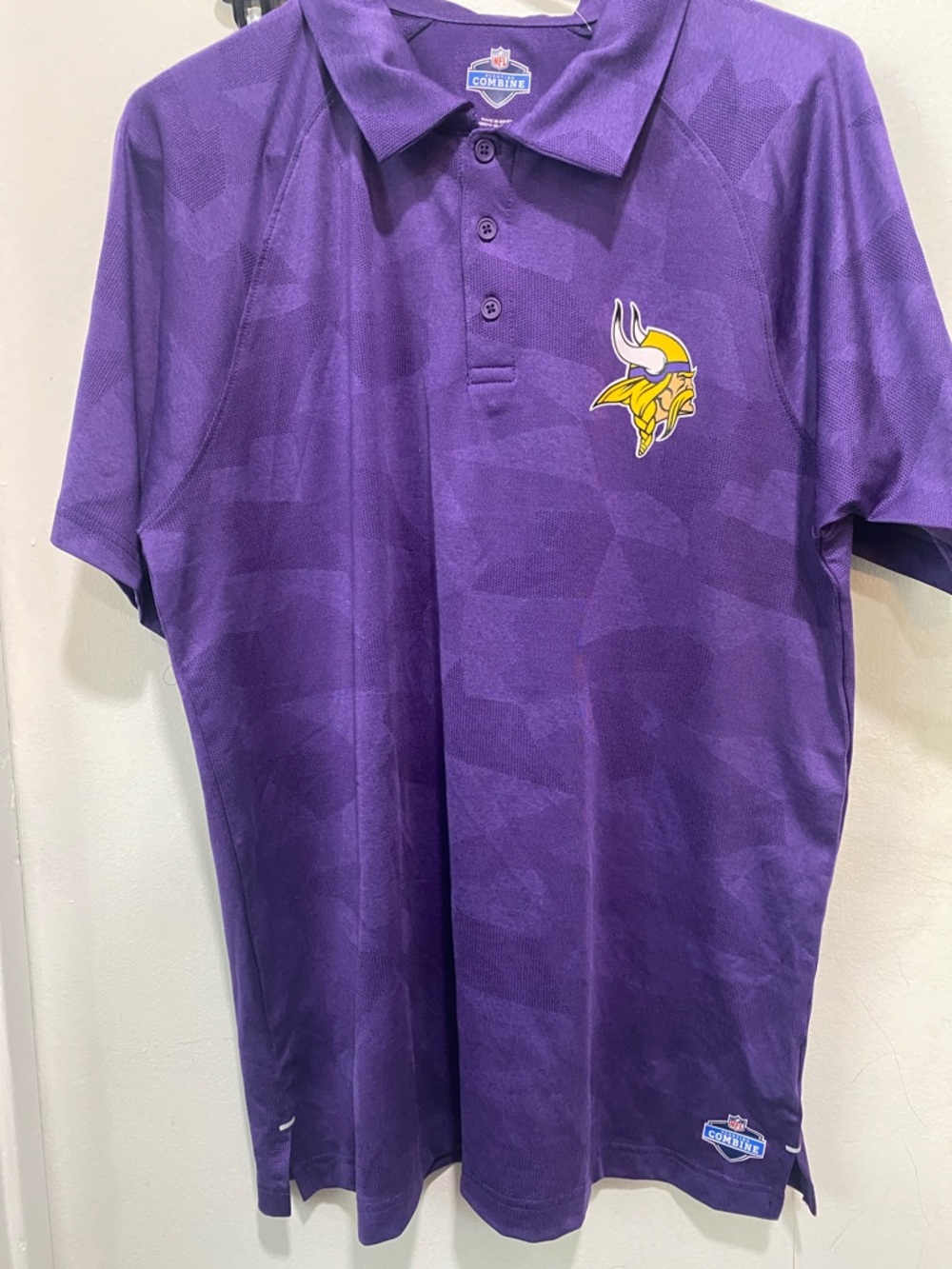 Minnesota Vikings Purple Polo Shirt - Combine Collection (354)